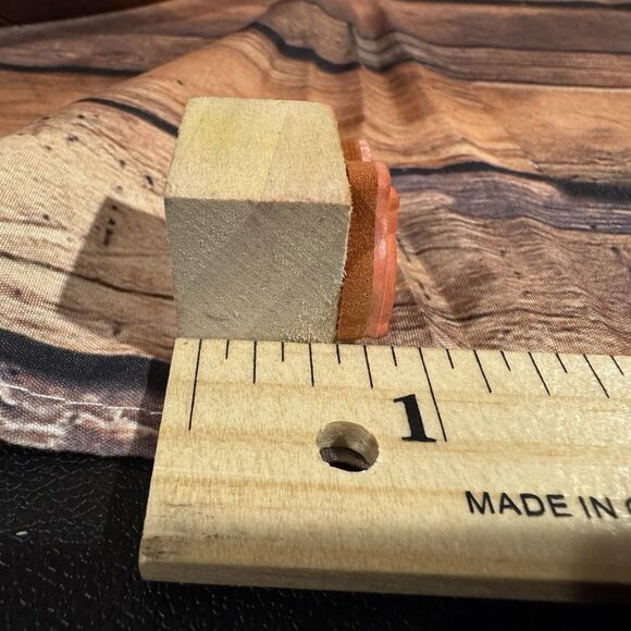 Bird Rubber Stamp Wood Mounted Outline Art Line Drawing Craft Scrapbooking Card - Picture 9 of 9